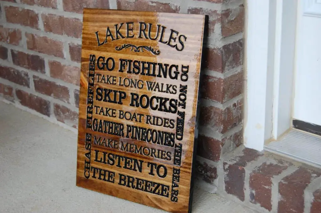 Woodworking By LPI - Lake Rules