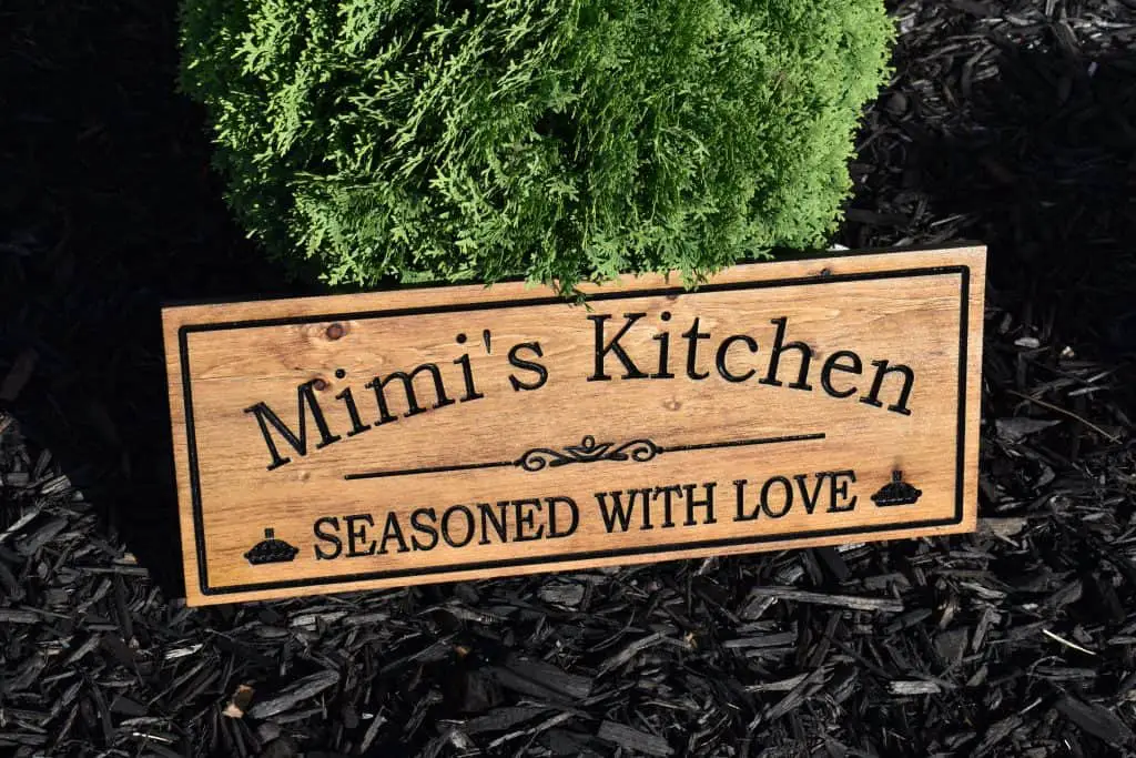 Woodworking By LPI Kitchen Sign