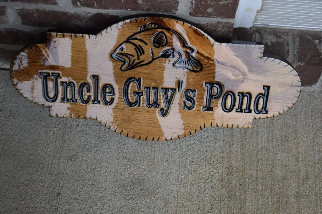 Woodworking By LPI - Outdoor Pond Sign