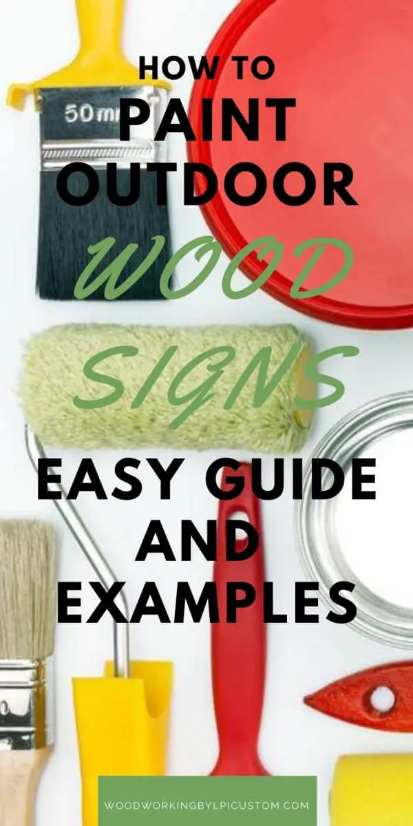 Paint For Outdoor Wood Signs, What Kind Do You Use? Woodworking By