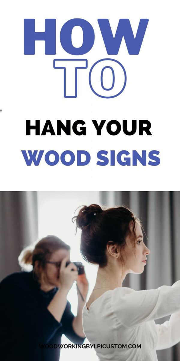 Hanging Hardware Wood Sign On Wall Helpful Guide Woodworking By LPI