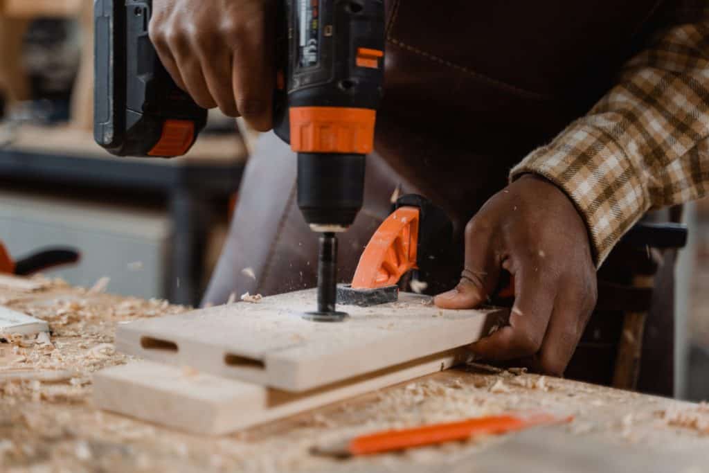 Woodworking By LPI - Drilling Wood With Clamp