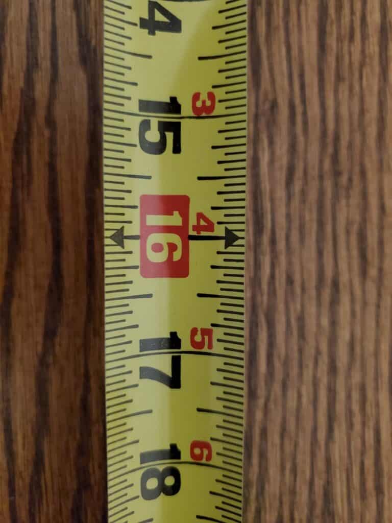 Woodworking By LPI - Tape Measure Red Marker