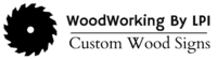 Woodworking by LPI Custom logo