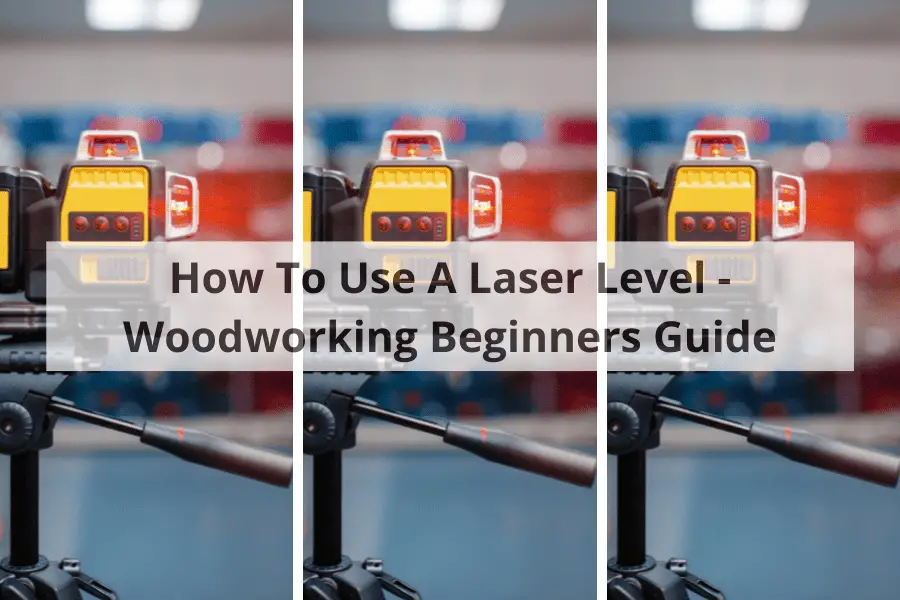 using a laser level