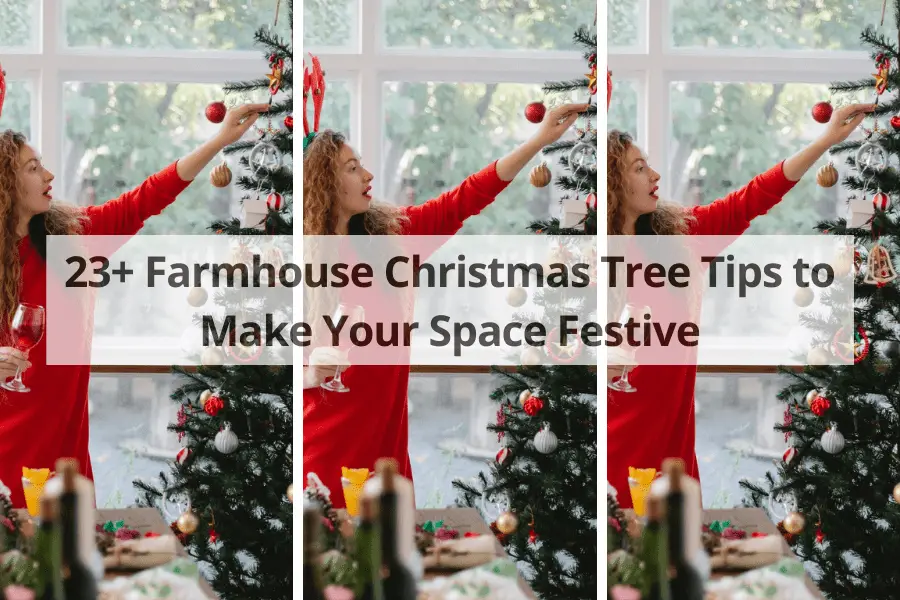 farmhouse christmas tree decorations
