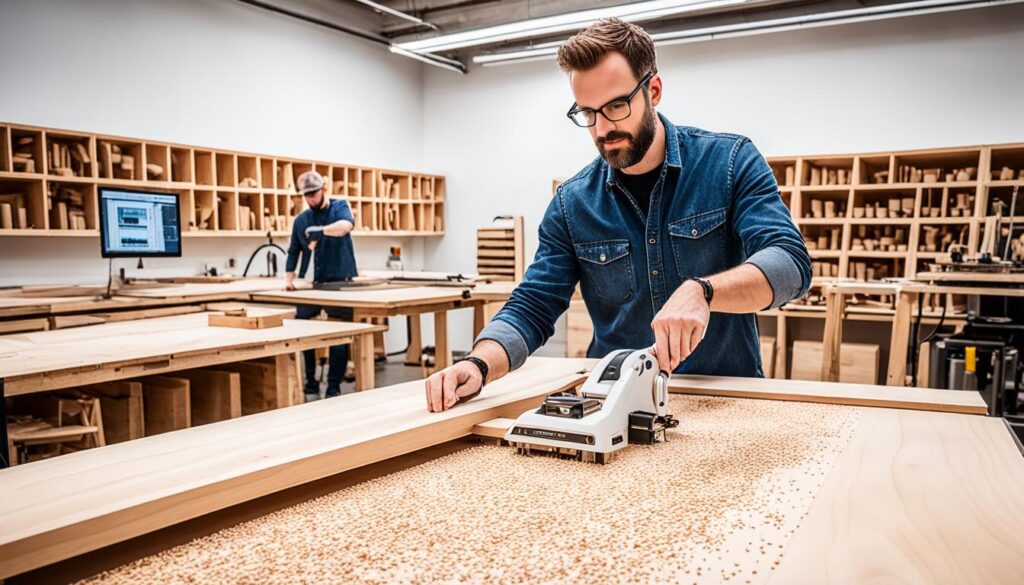 AI-powered design in woodworking