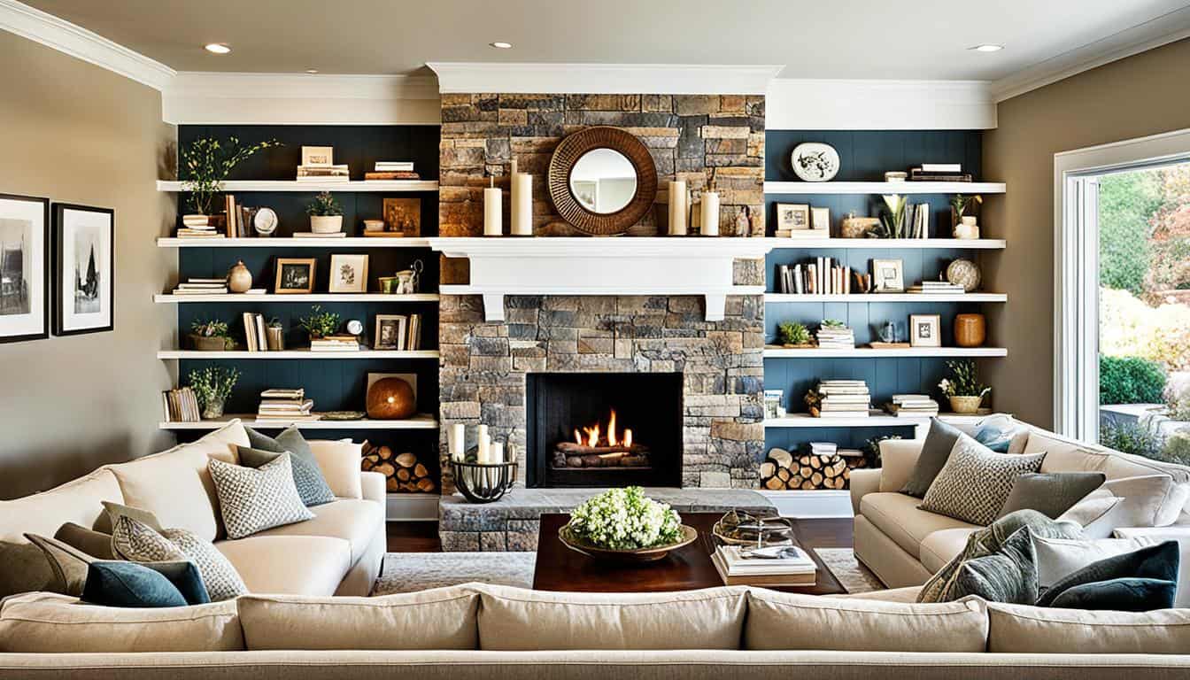 Cozy Up with a Stylish Fireplace Bookshelf Combo