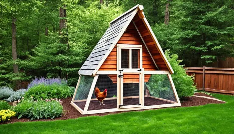 a frame chicken coop