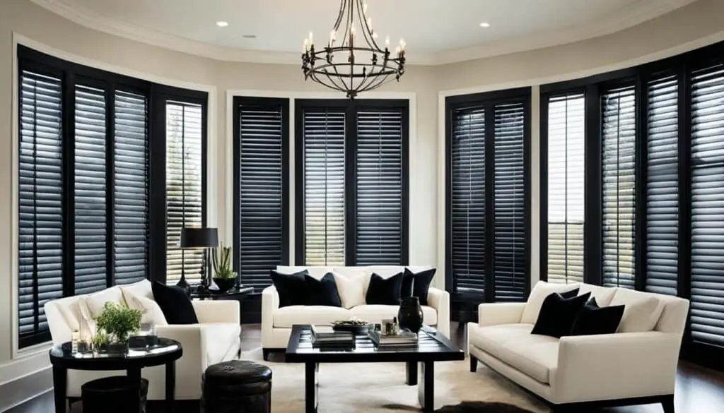 dark interior shutters