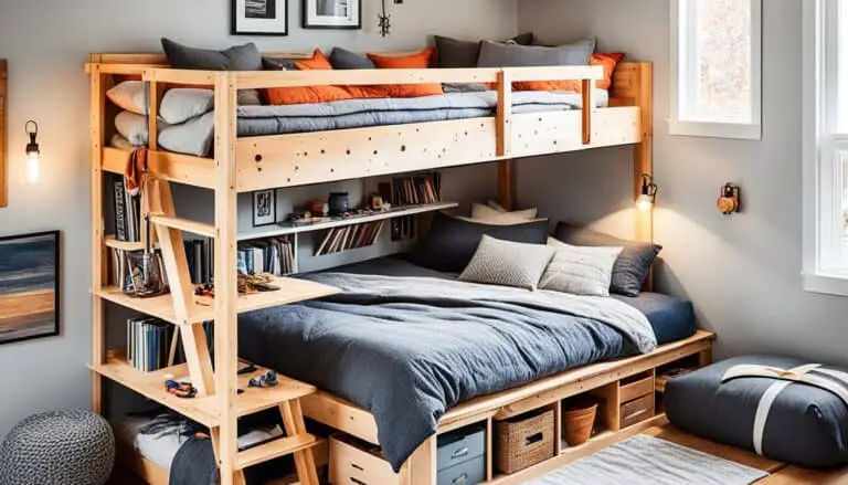diy loft bed with stairs