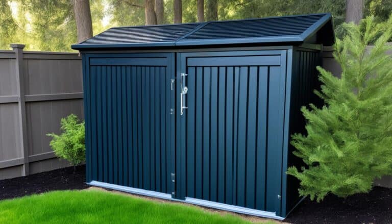 diy trash enclosure