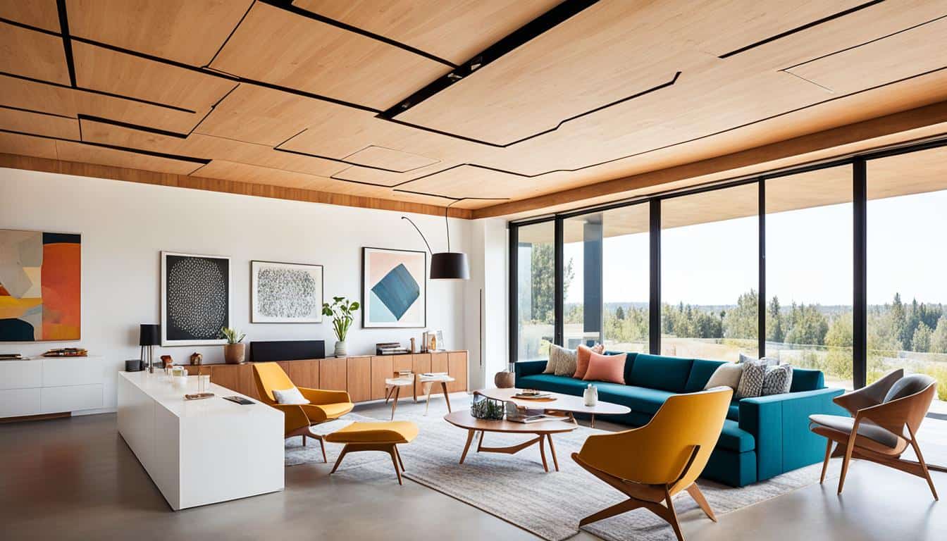 plywood ceiling