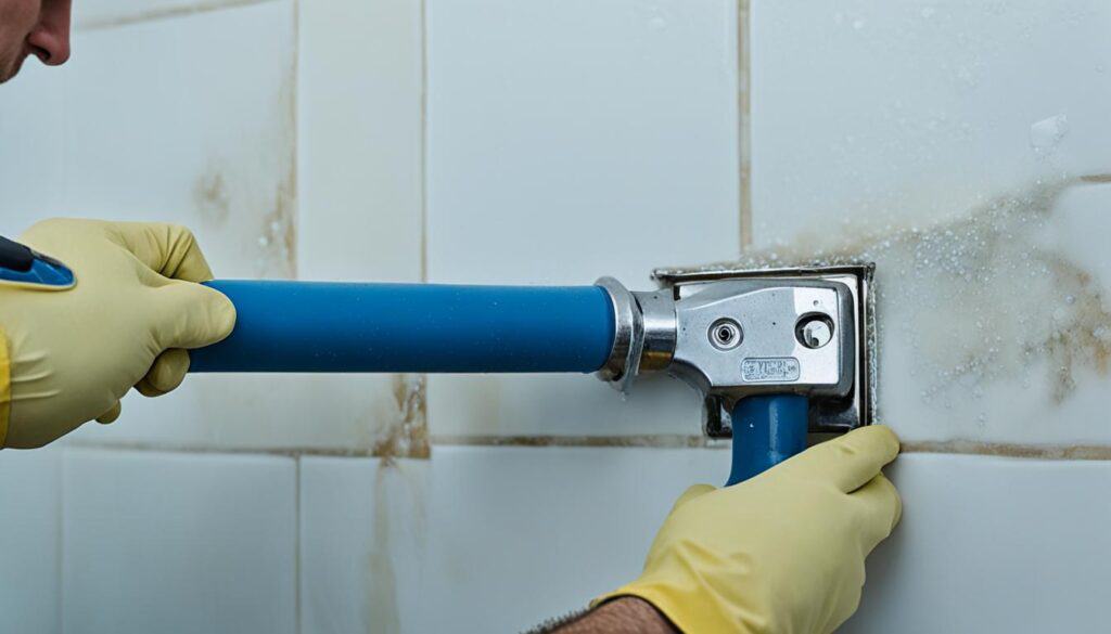 removing shower fixtures