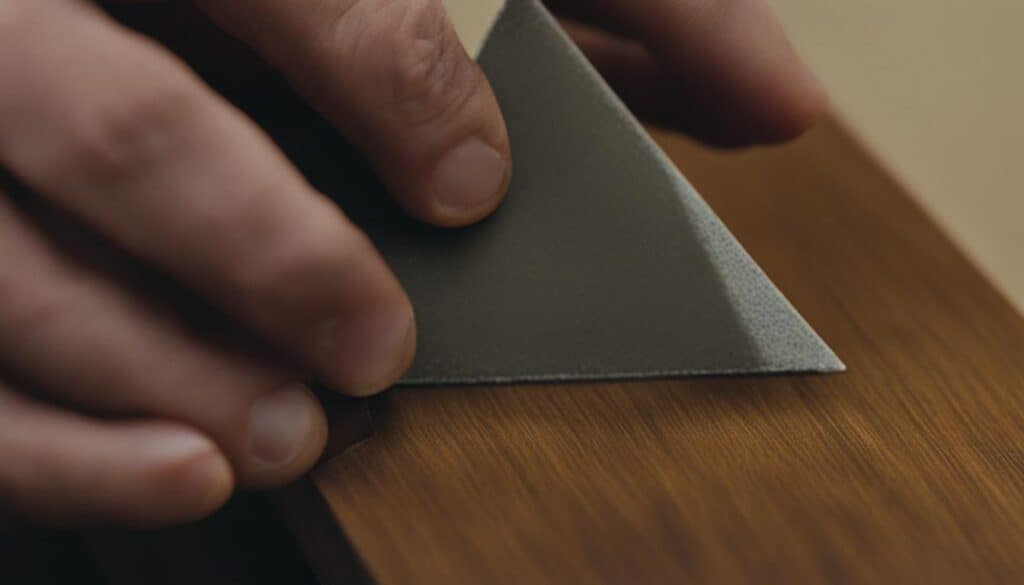 sanding cutting board