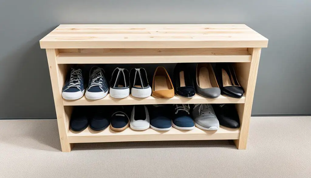 shoe bench dimensions