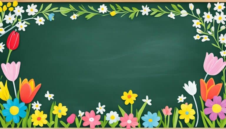 spring chalkboard ideas
