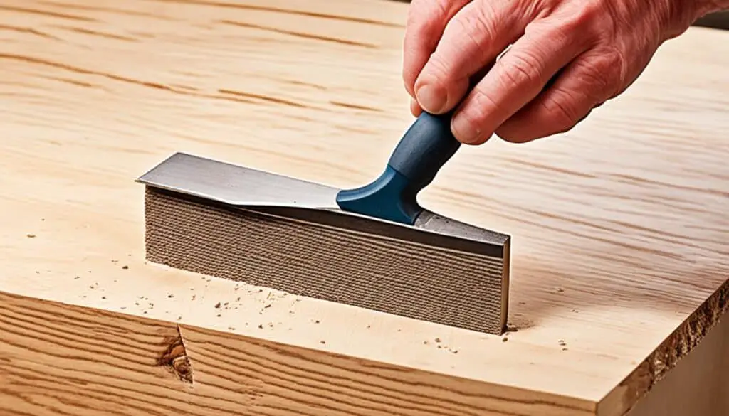 wood scraper